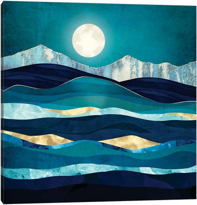 Winter Sea Canvas Art Print - Seascape Art
