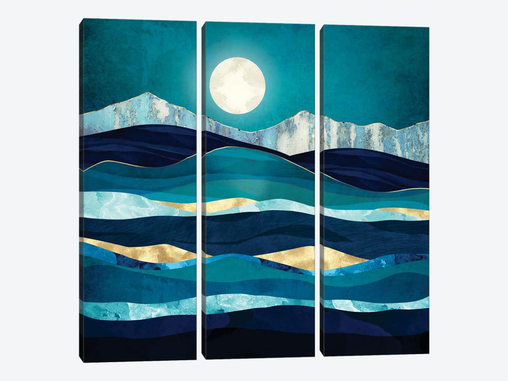 Winter Sea by SpaceFrog Designs 3-piece Art Print