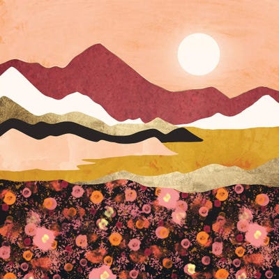 Autumn Field II by SpaceFrog Designs metal wall art