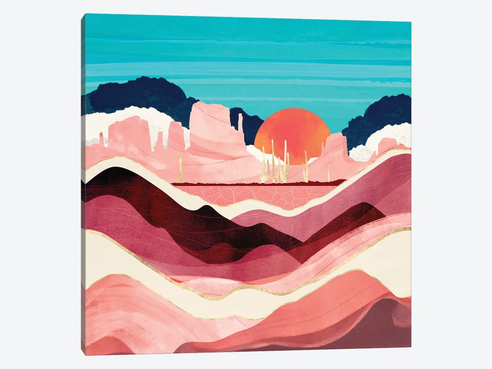 Sunset Desert by SpaceFrog Designs 1-piece Canvas Artwork