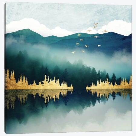 Mist Reflection Canvas Print #SFD350} by SpaceFrog Designs Canvas Print