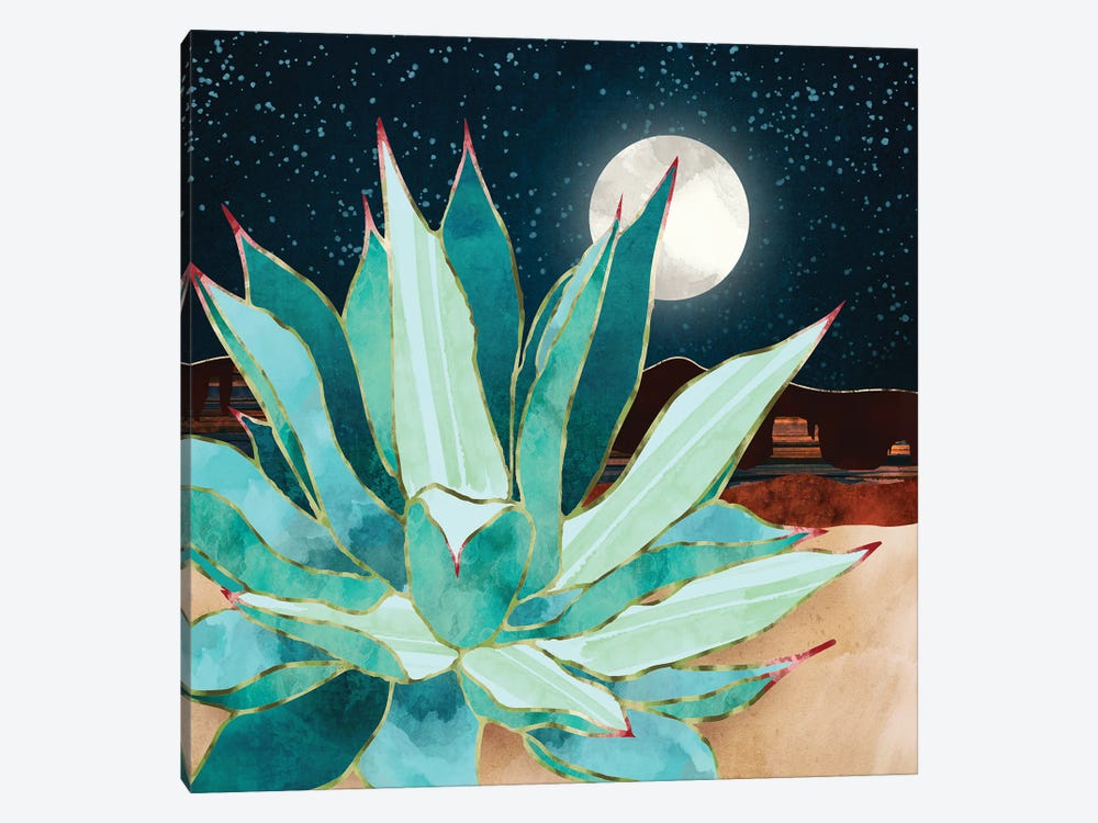 Desert Agave by SpaceFrog Designs 1-piece Canvas Art Print