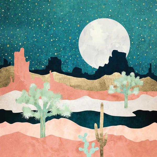 Desert: Desert Moon Vista by SpaceFrog Designs