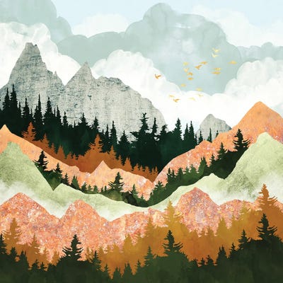 Spring Flight II by SpaceFrog Designs canvas print