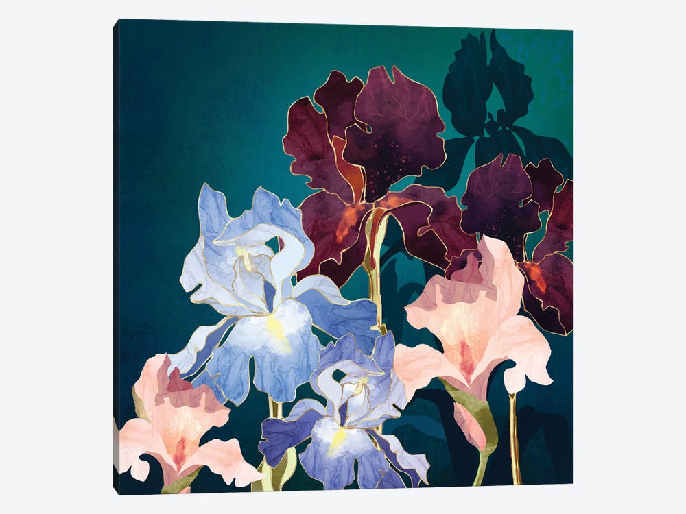 Iris Abstract by SpaceFrog Designs 1-piece Art Print