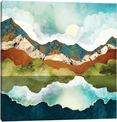 Spring Mountains Canvas Art Print - Mountain Art - Stunning Mountain Wall Art & Artwork
