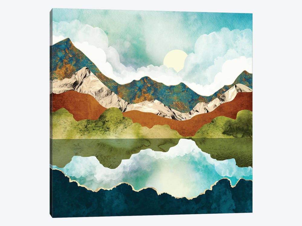 Spring Mountains by SpaceFrog Designs 1-piece Canvas Wall Art