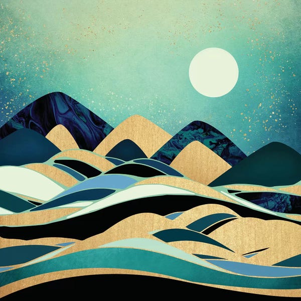 Scandinavian Décor: Emerald Evening by SpaceFrog Designs