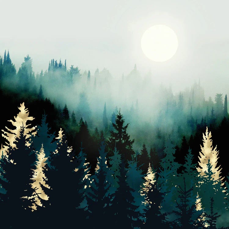 Forest Glow by SpaceFrog Designs wall art