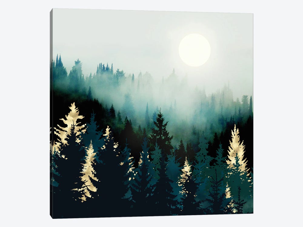 Forest Glow by SpaceFrog Designs 1-piece Art Print