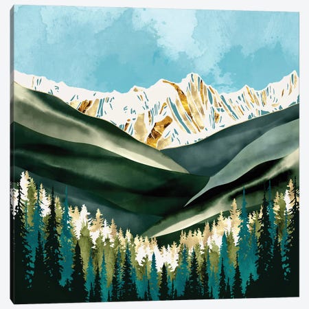 Misty Mountains X Solid-Faced Canvas Print