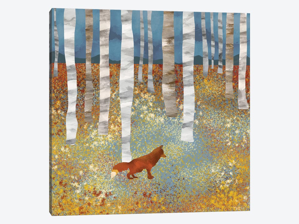 Autumn Fox by SpaceFrog Designs 1-piece Canvas Art