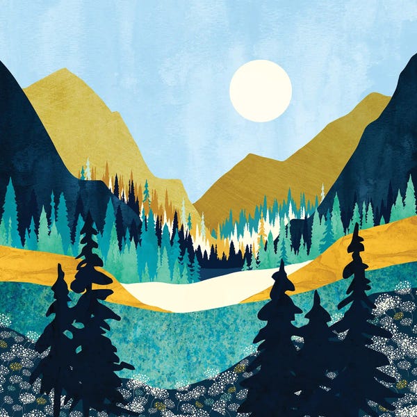 Pine Trees: Flower Vista by SpaceFrog Designs