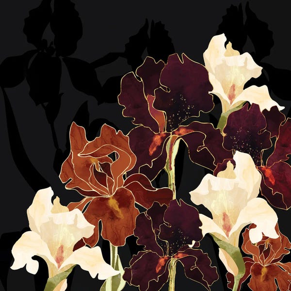 Irises: Autumn Iris by SpaceFrog Designs