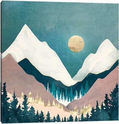 Winter Vista Canvas Art Print - SpaceFrog Designs