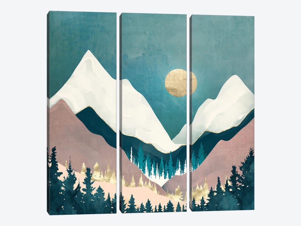 Winter Vista by SpaceFrog Designs 3-piece Art Print