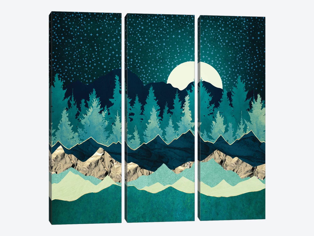 Sage Forest by SpaceFrog Designs 3-piece Canvas Artwork