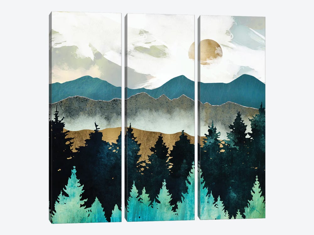 Forest Mist by SpaceFrog Designs 3-piece Canvas Art