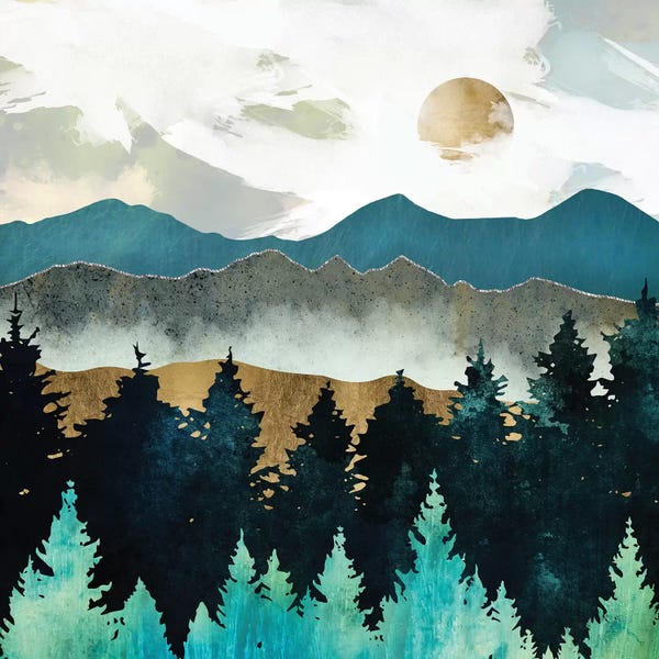 Pine Trees: Forest Mist by SpaceFrog Designs