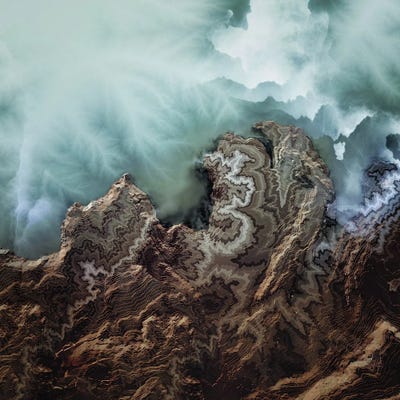 Arctic Ocean Abstract by SpaceFrog Designs framed wall art