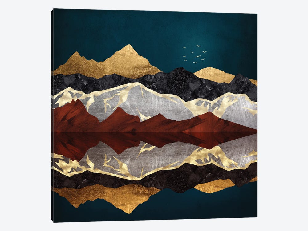 Mountain Peak Reflection by SpaceFrog Designs 1-piece Canvas Artwork