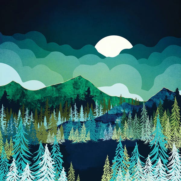 Astronomy & Space: Lakeside Reflection by SpaceFrog Designs