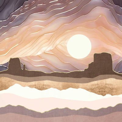 Desert Sky by SpaceFrog Designs canvas print