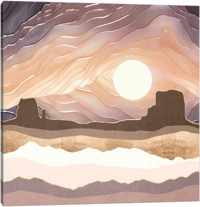 Desert Sky Canvas Art Print - SpaceFrog Designs