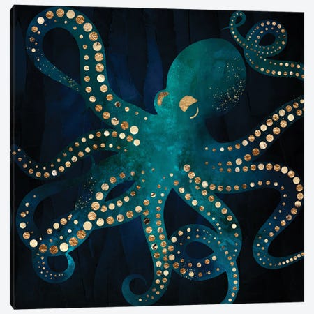 Underwater Dream VIII Canvas Print #SFD481} by SpaceFrog Designs Art Print