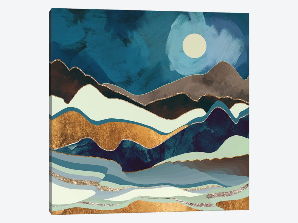 Autumn Hills by SpaceFrog Designs 1-piece Canvas Print