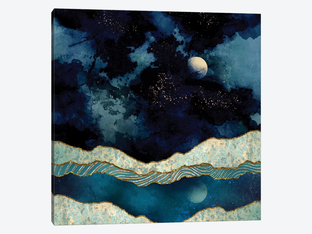 Indigo Sky by SpaceFrog Designs 1-piece Canvas Print