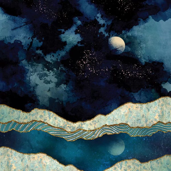 Scandinavian Décor: Indigo Sky by SpaceFrog Designs