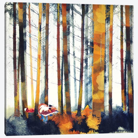 Autumn Hunt Canvas Print #SFD5} by SpaceFrog Designs Canvas Art Print