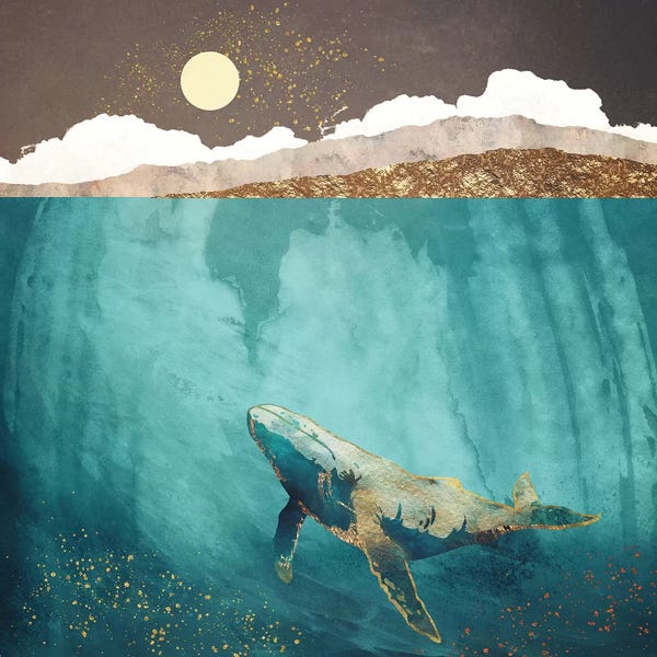 Ocean Blues: Light Beneath by SpaceFrog Designs