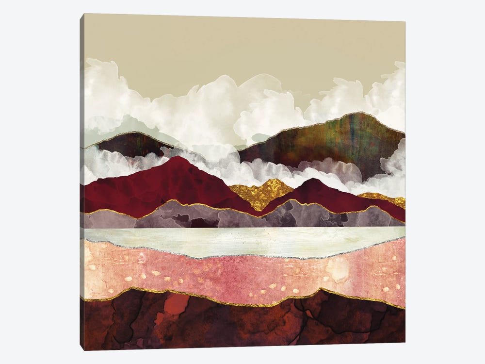 Melon Mountains by SpaceFrog Designs 1-piece Canvas Print