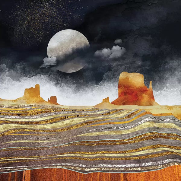 Scandinavian Décor: Metallic Desert by SpaceFrog Designs