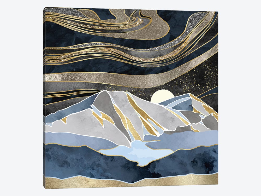 Metallic Sky by SpaceFrog Designs 1-piece Canvas Art Print