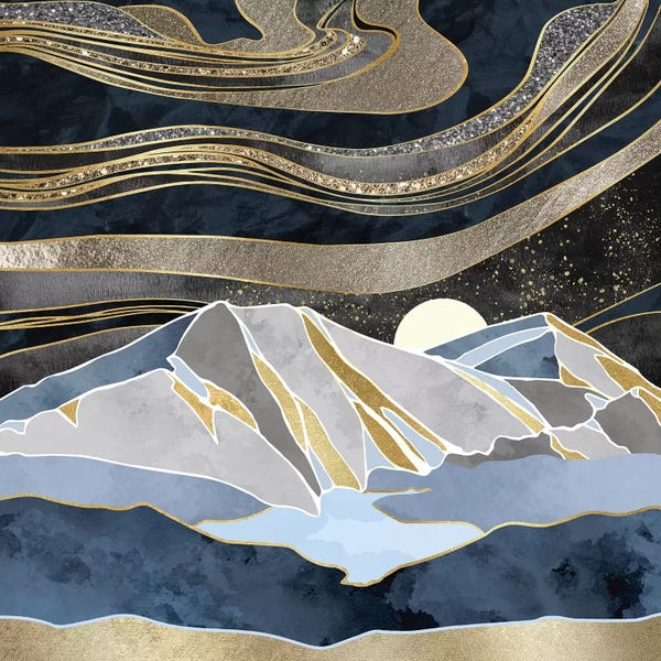 Scandinavian Décor: Metallic Sky by SpaceFrog Designs