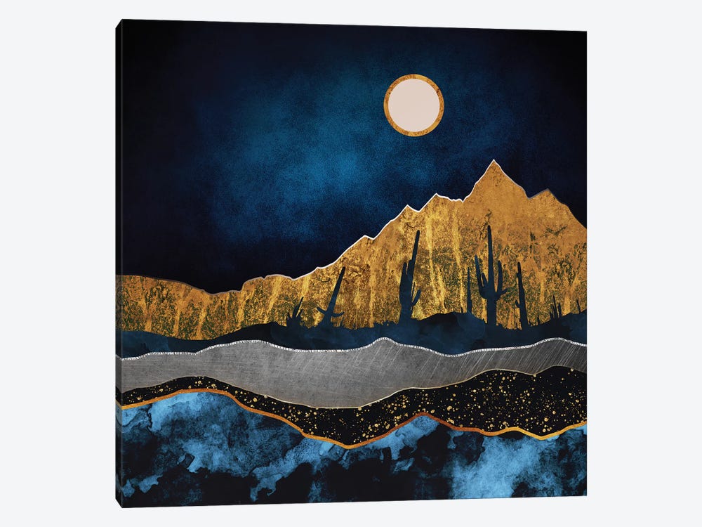 Midnight Desert by SpaceFrog Designs 1-piece Canvas Art