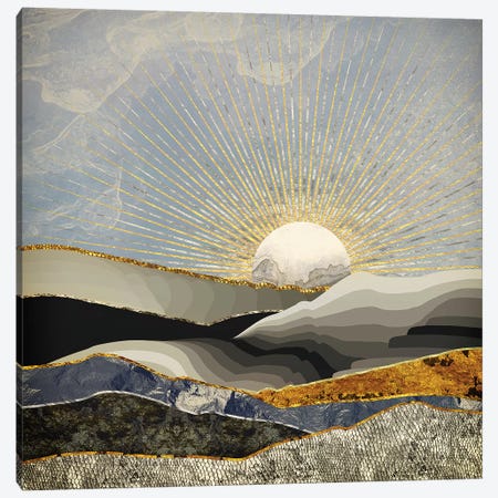 Morning Sun Canvas Print #SFD80} by SpaceFrog Designs Art Print