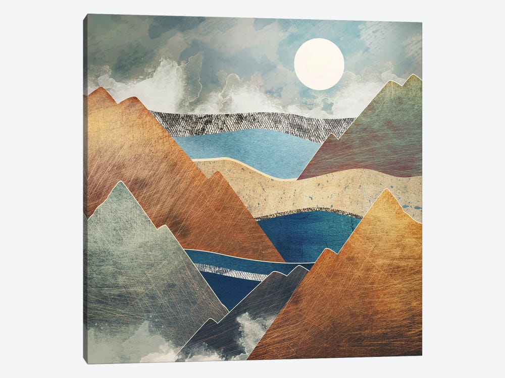 Mountain Pass by SpaceFrog Designs 1-piece Canvas Artwork