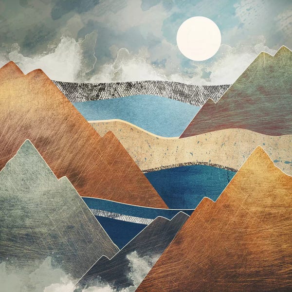 Abstract Shapes & Patterns: Mountain Pass by SpaceFrog Designs