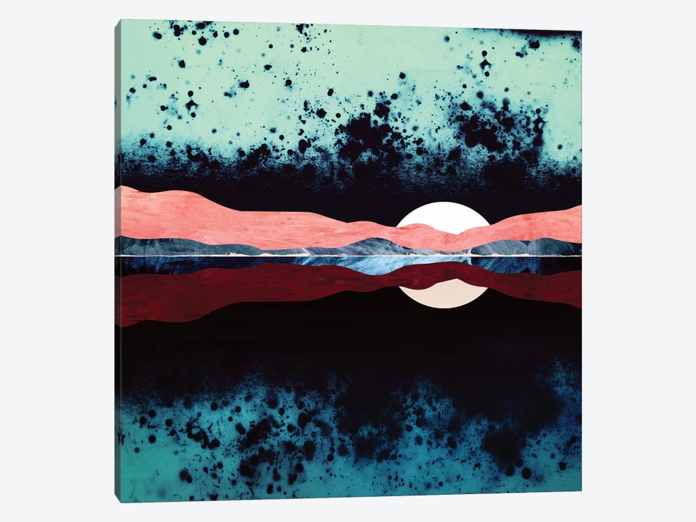 Night Sky Reflection by SpaceFrog Designs 1-piece Canvas Wall Art