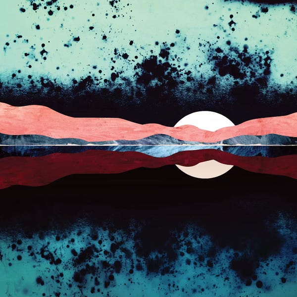 Scandinavian Décor: Night Sky Reflection by SpaceFrog Designs