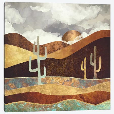 Patina Desert Canvas Print #SFD84} by SpaceFrog Designs Canvas Art