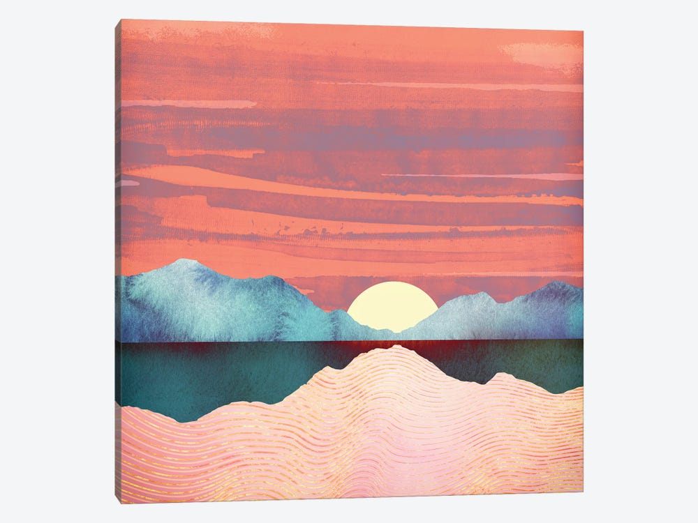 Pink Oasis by SpaceFrog Designs 1-piece Canvas Print
