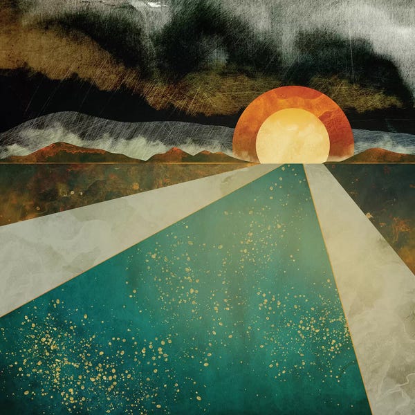 Scandinavian Décor: Retro Sunset by SpaceFrog Designs