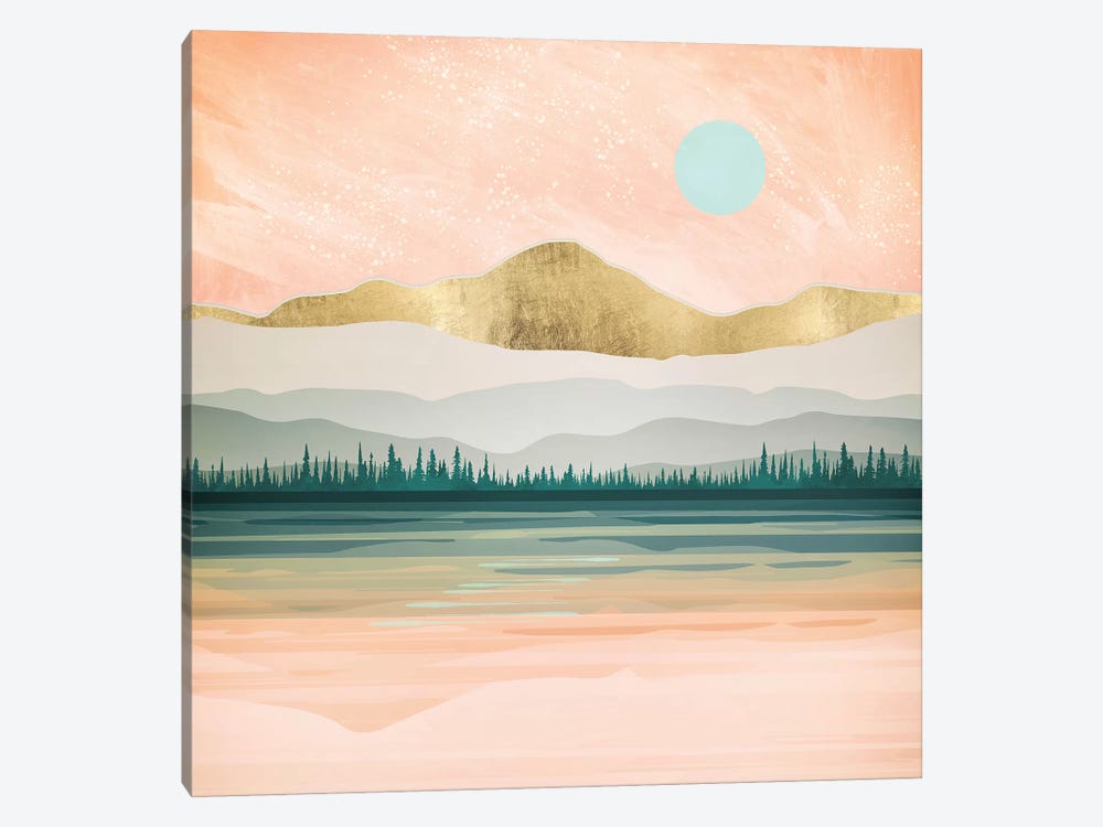 Spring Forest Lake by SpaceFrog Designs 1-piece Canvas Wall Art