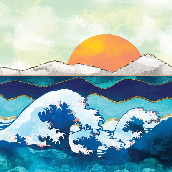 Scandinavian Décor: Stormy Waters by SpaceFrog Designs