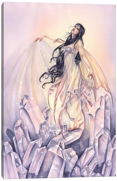 Crystal Magic Canvas Art Print - Witch Art